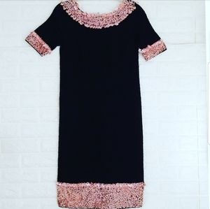 1950's Vintage 100%Wool Midi Dress